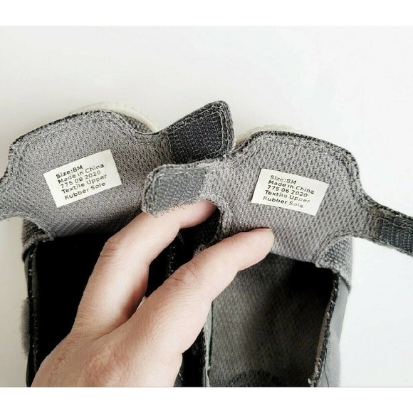 Livie + Luca Hop Grey No-Lace Slip on Sneakers 8 - Picture 6 of 7